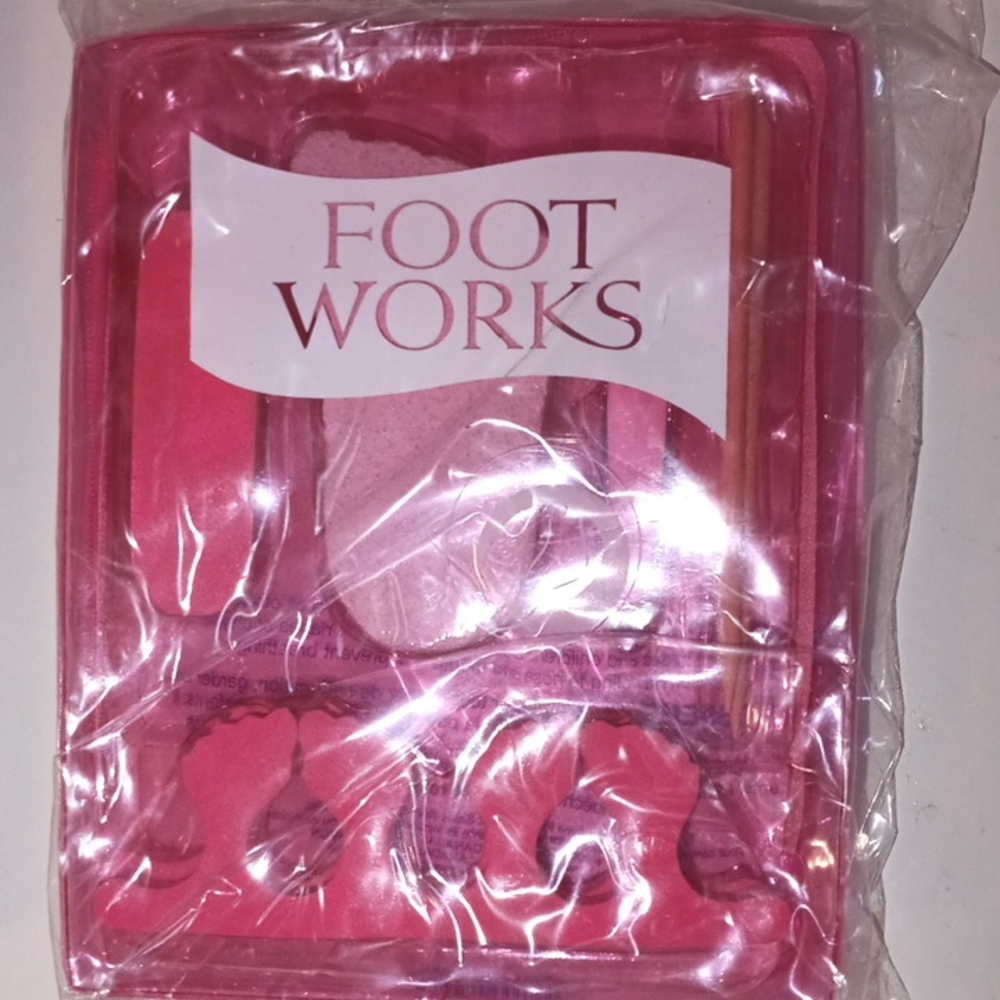 Foot Works Pink Pedicure Set